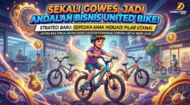 Strategi United Bike Dominasi Pasar Lokal Lewat Lini Sepeda Anak yang Semakin Sporty