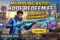 Mumpung Masih Aktif! Kode Redeem FF 27 Februari 2026: Klaim Skin SG2 Terompet dan Bundle Langka (Foto: AI)