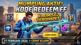 Mumpung Masih Aktif! Kode Redeem FF 27 Februari 2026: Klaim Skin SG2 Terompet dan Bundle Langka (Foto: AI)