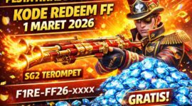 Kode Redeem FF 1 Maret 2026