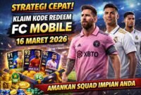 Strategi Cepat Klaim Kode Redeem FC Mobile 16 Maret 2026, Amankan Squad Impian Anda (Foto: AI)