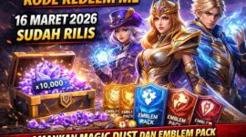 Kode Redeem ML 16 Maret 2026 Sudah Rilis, Amankan Magic Dust dan Emblem Pack (Foto: AI)