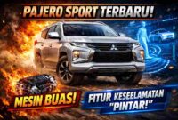 Mitsubishi Pajero Sport Terbaru Bawa Mesin Buas dan Fitur Keselamatan 'Pintar' (Foto: AI)
