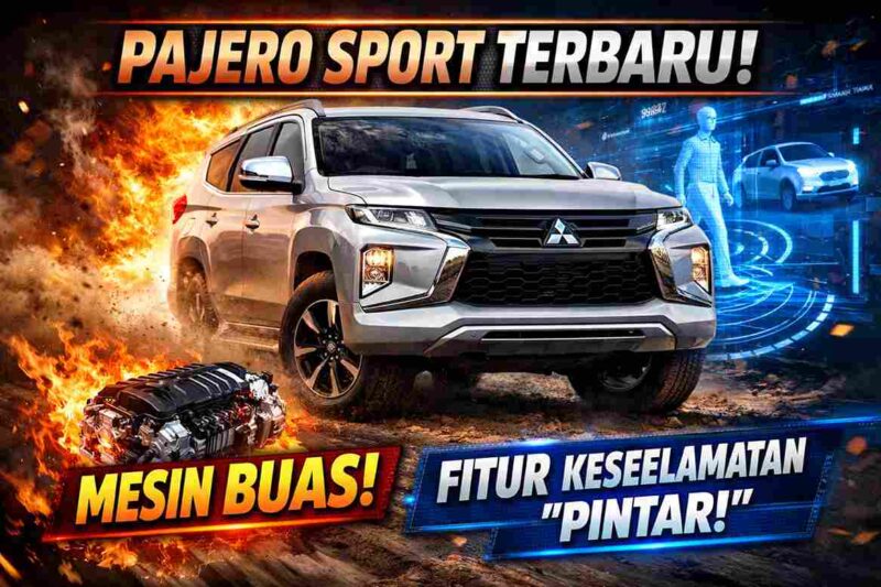 Mitsubishi Pajero Sport Terbaru Bawa Mesin Buas dan Fitur Keselamatan 'Pintar' (Foto: AI)