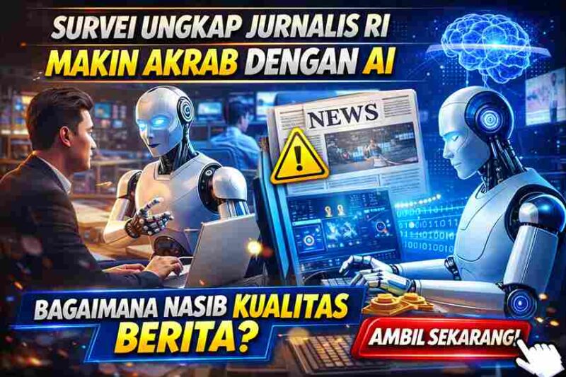 Survei Ungkap Jurnalis RI Makin Akrab dengan AI, Bagaimana Nasib Kualitas Berita?