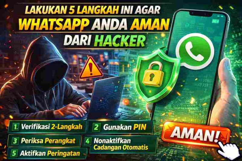 Lakukan 5 Langkah Ini agar WhatsApp Anda Aman dari Hacker (Foto: AI)