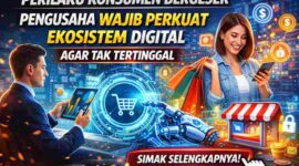 Perilaku Konsumen Bergeser, Pengusaha Wajib Perkuat Ekosistem Digital Agar Tak Tertinggal (Foto: AI)