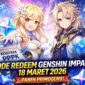 Daftar Kode Redeem Genshin Impact 18 Maret 2026 Paling Gress, Panen Primogems! (Foto: AI)