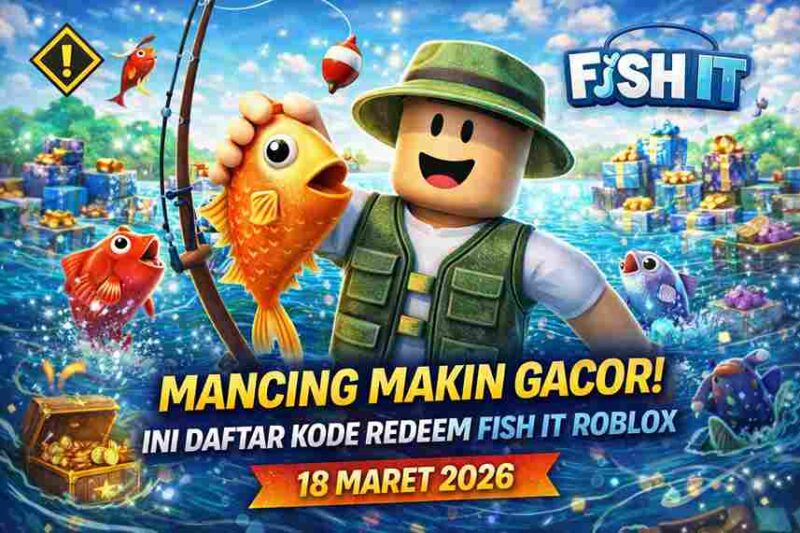 Kode Redeem Fish It Roblox 18 Maret 2026 (Foto: AI)