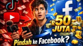 Facebook Siapkan Rp50 Juta Buat Tarik Kreator TikTok dan YouTube, Berani Pindah Lapak? (Foto: AI)