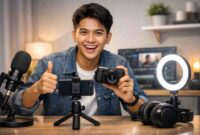 Kreator Pemula Wajib Punya: 5 Rekomendasi Gear Low Budget Hasil High Quality (Foto: AI)