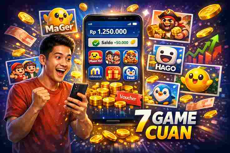 7 Game Penghasil Uang Terpercaya yang Wajib Anda Coba (Foto: AI)