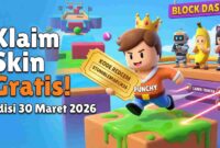  Borong Skin Epic! Ini Daftar Kode Redeem Stumble Guys Spesial 30 Maret 2026 (Foto: AI)
