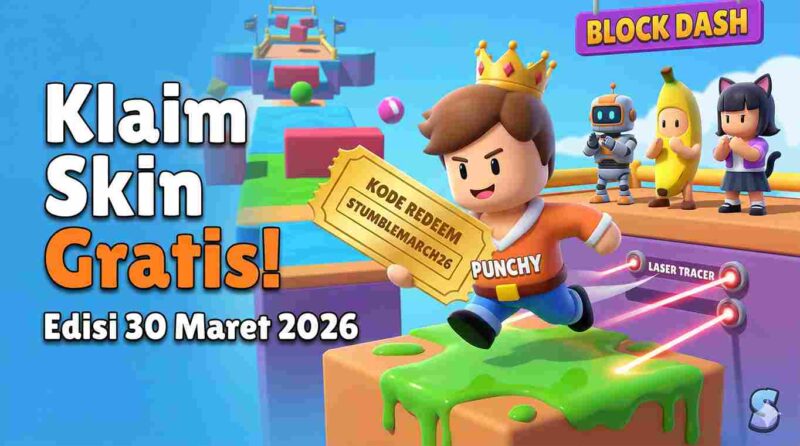  Borong Skin Epic! Ini Daftar Kode Redeem Stumble Guys Spesial 30 Maret 2026 (Foto: AI)