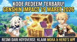 Resmi dari HoYoverse: Kode Redeem Genshin Impact 19 Maret 2026 untuk Klaim Mora dan Hero’s Wit (Foto: AI)