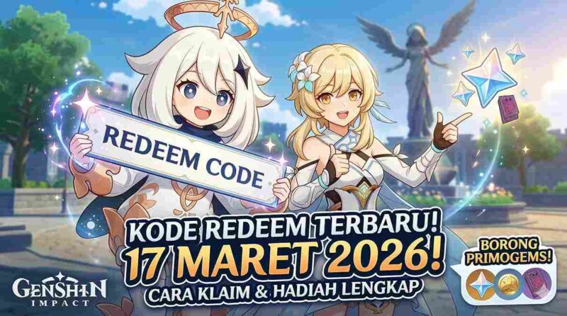 Borong Primogems! Kode Redeem Genshin Impact 17 Maret 2026 Terbaru dan Cara Klaimnya
