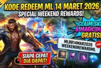 Update Spesial Weekend: Kode Redeem Mobile Legends 14 Maret 2026, Siapa Cepat Dia Dapat!