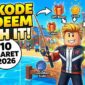 Buruan Ambil! 25 Kode Redeem Fish It Roblox 10 Maret 2026: Banjir Luck Potion dan Skin Eksklusif
