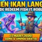 Panen Ikan Langka! Kode Redeem Fish It Roblox 13 Maret 2026 Beri Gems dan Umpan Gratis
