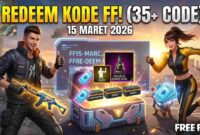 Update Spesial Minggu: Daftar 35 Kode Redeem Free Fire 15 Maret 2026 Siap Tukar di Garena