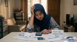 Gali Lubang Tutup Lubang? Ini Cara Ampuh Agar Tak Terjerat Lingkaran Setan Pinjol (Foto: AI)