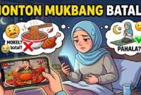 Lagi Lemas Lalu Nonton Mukbang, Apakah Puasanya Batal? Simak Penjelasannya