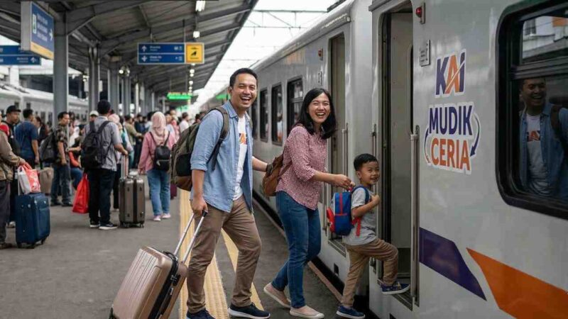 Tiket Mudik Lebaran (Foto: AI)