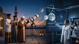 Sidang Isbat: Titik Temu Sains dan Agama dalam Menentukan Hari Besar Islam (Foto: AI)