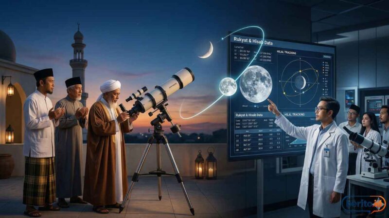 Sidang Isbat: Titik Temu Sains dan Agama dalam Menentukan Hari Besar Islam (Foto: AI)