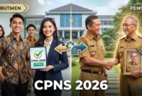 CPNS 2026 Segera Dibuka, Mensesneg Sebut Rekrutmen Bakal Sesuaikan Jumlah Pegawai Pensiun (Foto: AI)
