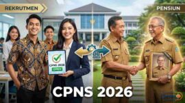 CPNS 2026 Segera Dibuka, Mensesneg Sebut Rekrutmen Bakal Sesuaikan Jumlah Pegawai Pensiun (Foto: AI)