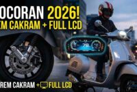 Bocoran Spesifikasi Vespa Terbaru 2026: Pakai Rem Cakram Belakang dan Panel Instrumen Full LCD (Foto: AI)