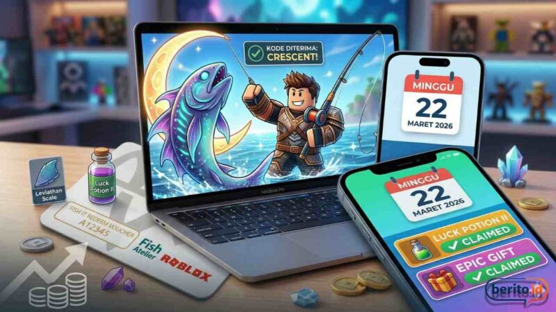 Kode Redeem Fish It Roblox Hari Ini (Foto: AI)
