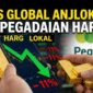 Emas Global Anjlok 11% Sepekan, Begini Dampaknya pada Harga Emas Pegadaian Hari Ini (Foto: AI)