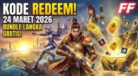 Peluang Emas Survivors! Kode Redeem FF 24 Maret 2026 Hadirkan Bundle Langka Gratis (Foto: AI)