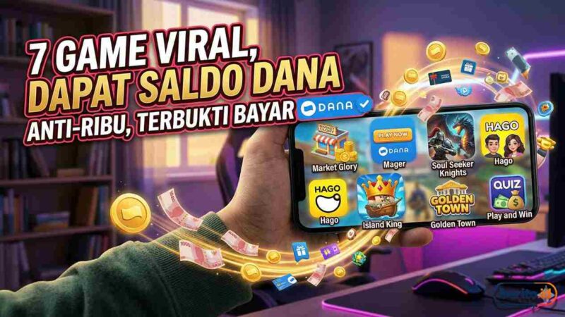  7 Game Penghasil Saldo DANA yang Sedang Viral dan Terbukti Membayar (Foto: AI)