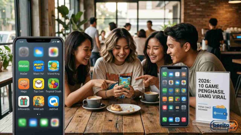 10 Game Penghasil Uang Ini Jadi Incaran Gen Z untuk Cari Cuan (Foto: AI)