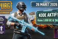 Kode Redeem PUBG Mobile 26 Maret 2026: Klaim 1.000 UC dan Skin Permanen Sekarang (Foto: AI)