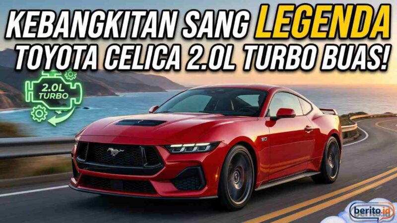 Kebangkitan Sang Legenda: Toyota Celica Siap Meluncur dengan Mesin 2.0L Turbo Buas! (Foto: AI)