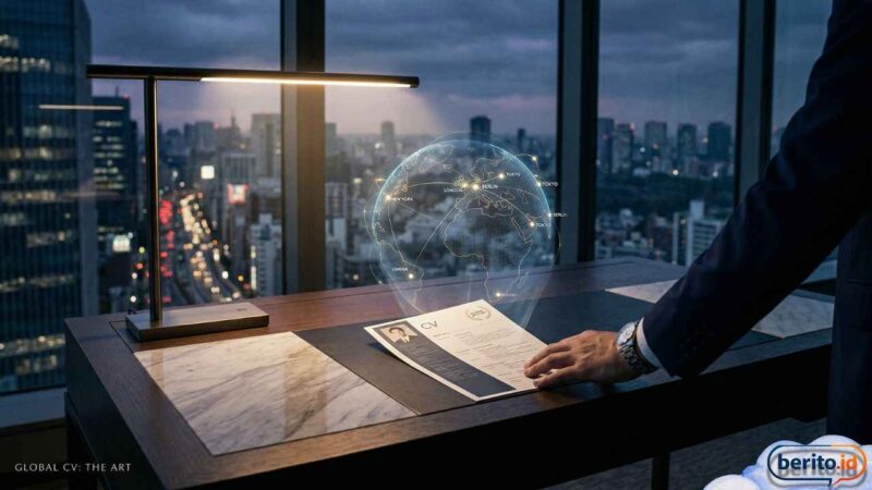 Tembus Perusahaan Global: Cara Membuat CV Kreatif yang Tetap Terlihat Profesional (Foto: AI)