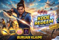 Update Pagi Ini: Kode Redeem FF 1 April 2026, Tukar Segera Sebelum Kehabisan Limit (Foto: AI)