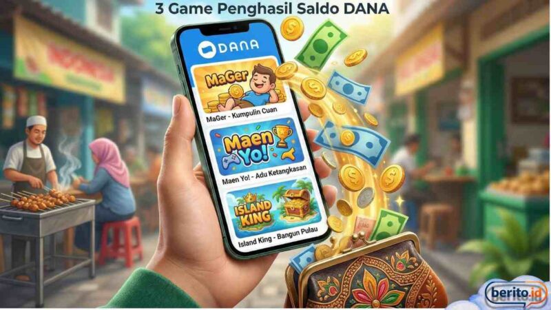 3 Game Penghasil Saldo DANA 2026 Ini Terbukti Cairkan Cuan Tiap Hari (Foto: AI)