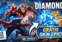 Kode Redeem MLBB 22 Maret 2026: Serbu Skin Epic Alucard & Diamond Gratis Hari Ini! (Foto: AI)