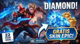 Kode Redeem MLBB 22 Maret 2026: Serbu Skin Epic Alucard & Diamond Gratis Hari Ini! (Foto: AI)