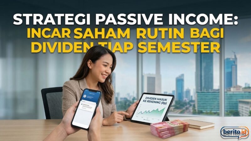 Strategi Passive Income: Mengincar Saham yang Rajin Tebar Dividen Tiap Semester (Foto: AI)