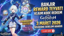 Banjir Reward Teyvat! Klaim Kode Redeem Genshin Impact 3 Maret 2026 Sekarang Sebelum Hangus