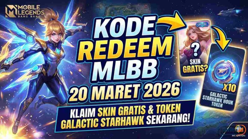 Kode Redeem ML 20 Maret 2026: Klaim Skin Gratis dan Token Galactic Starhawk Sekarang