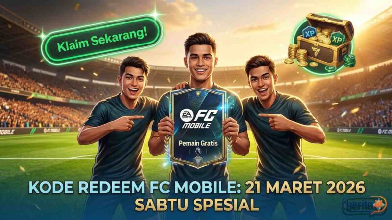 Klaim Sekarang! Kode Redeem FC Mobile Sabtu 21 Maret 2026 Beri Hadiah Pemain Gratis (Foto: AI)