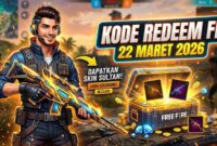 Klaim Sekarang! Kode Redeem FF 22 Maret 2026: Cara Mudah Dapatkan Skin Senjata Sultan Tanpa Top-Up (Foto: AI)