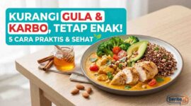 Tetap Manis Tanpa Risiko: Trik Kurangi Gula yang Tak Bakal Bikin Lidah Siksa (Ilustrasi: AI)